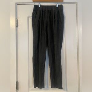 EILEEN FISHER 100% ORGANIC COTTON PULL ON GRAY STRAIGHT LEG, SZ XXS